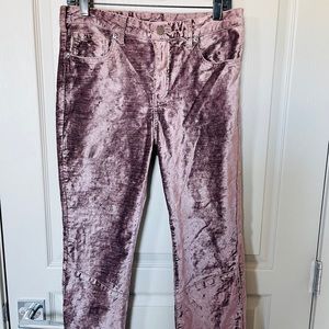 Free People Velvet Bootcut Pants